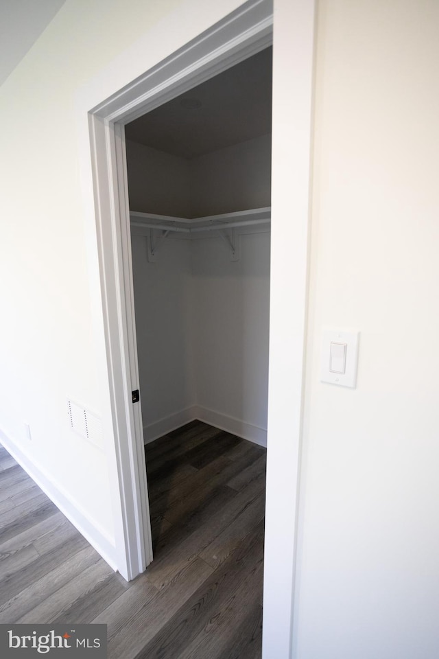 view of closet