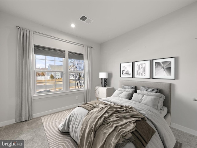 bedroom featuring carpet floors