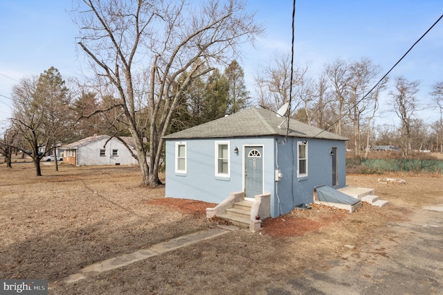 view of bungalow