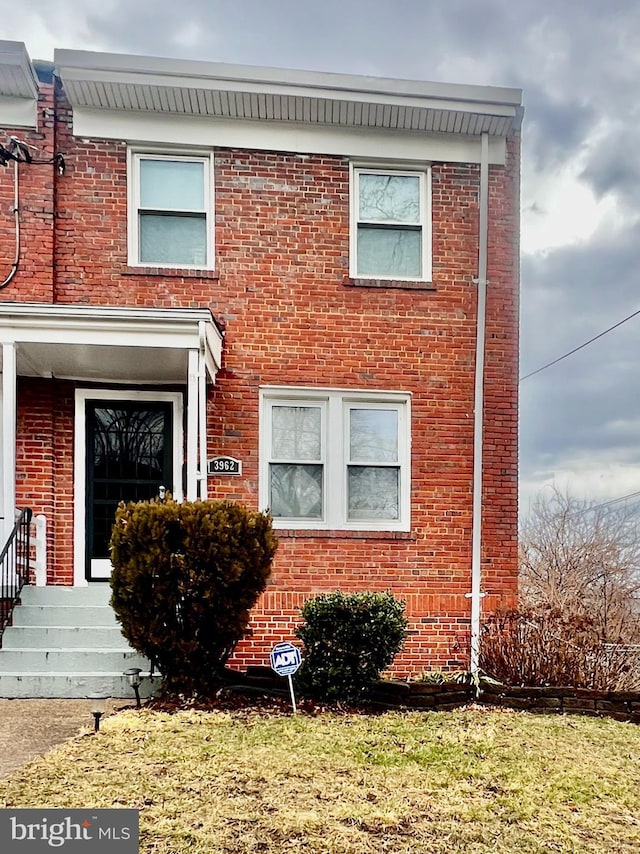 multi unit property with brick siding