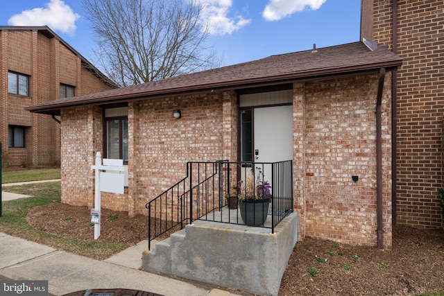 view of entrance to property