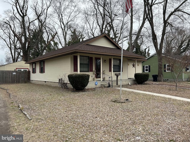 view of front of home