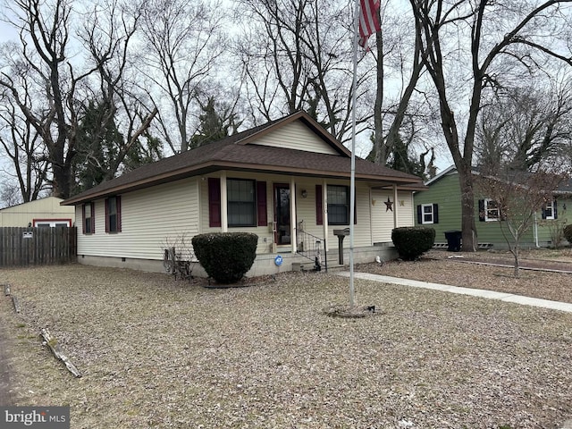 view of front of home