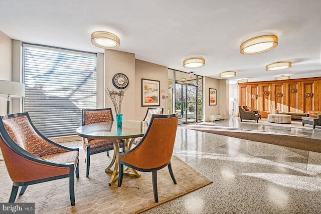 view of dining area