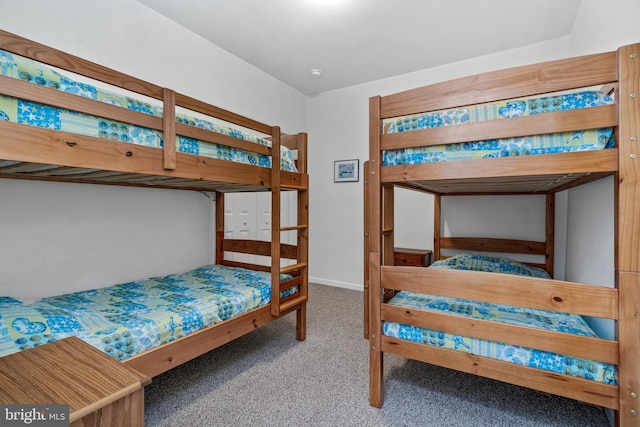 bedroom featuring carpet flooring