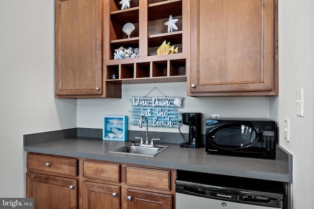 kitchen featuring sink and dishwasher