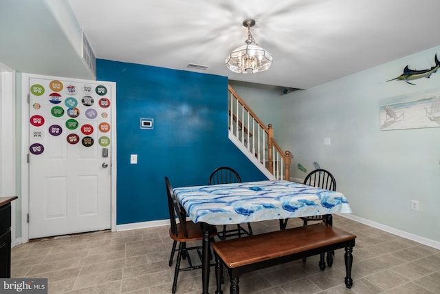 view of dining area