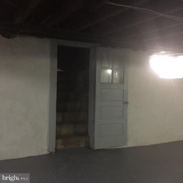 view of basement