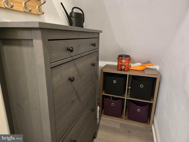 room details featuring wood finished floors