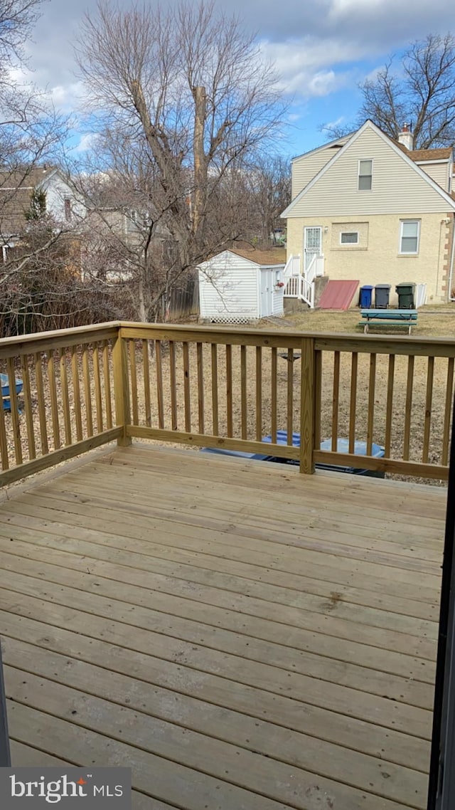 view of deck