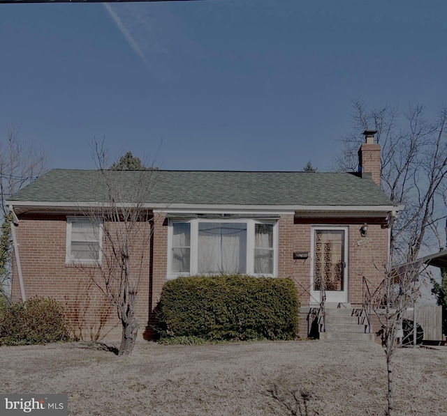 view of front of home