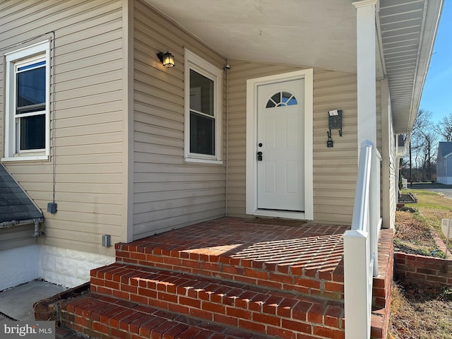 view of entrance to property