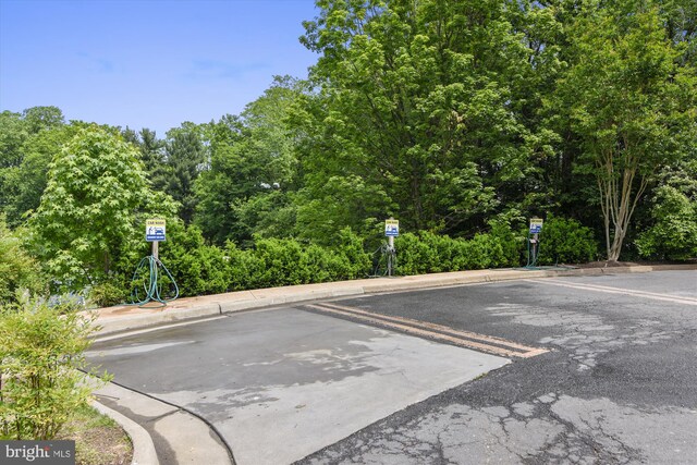 view of parking / parking lot