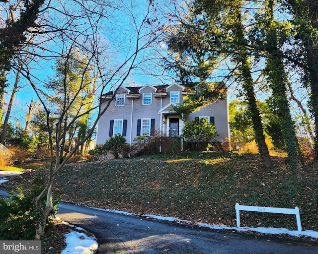 view of front of home