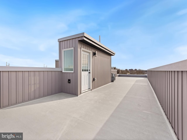 view of outbuilding