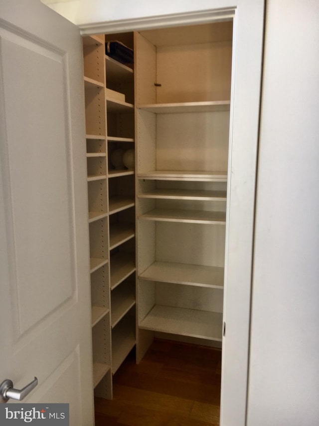 view of pantry