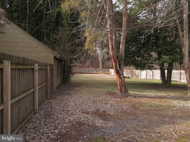 view of yard