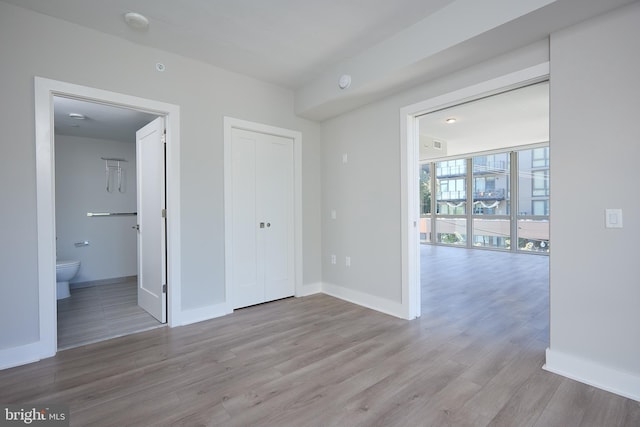 interior space featuring light hardwood / wood-style floors