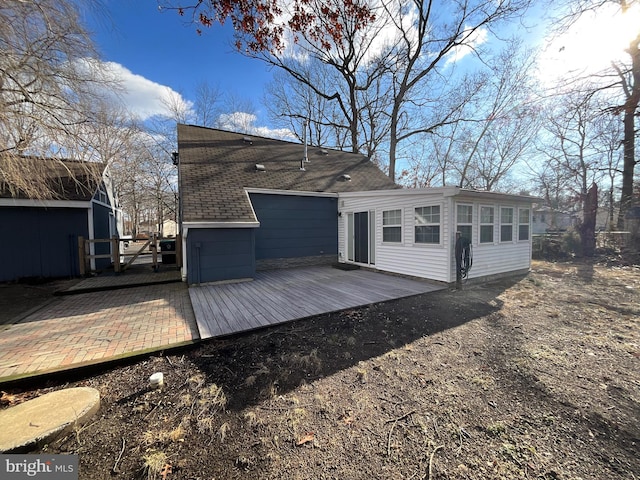 view of rear view of house