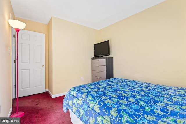 bedroom featuring carpet flooring