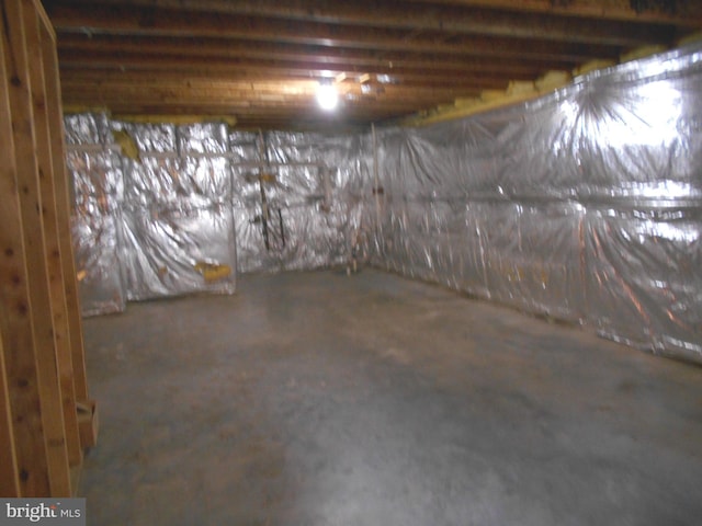 view of basement