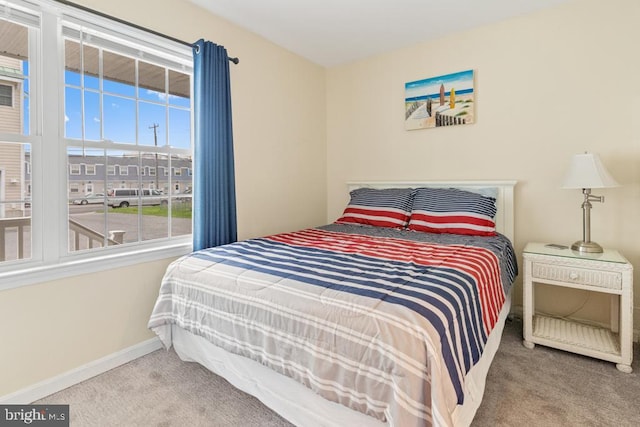 bedroom featuring carpet floors