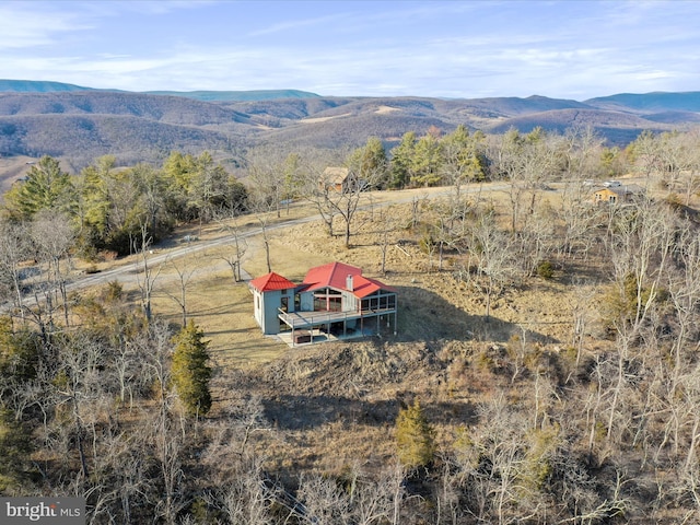 mountain view featuring a rural view