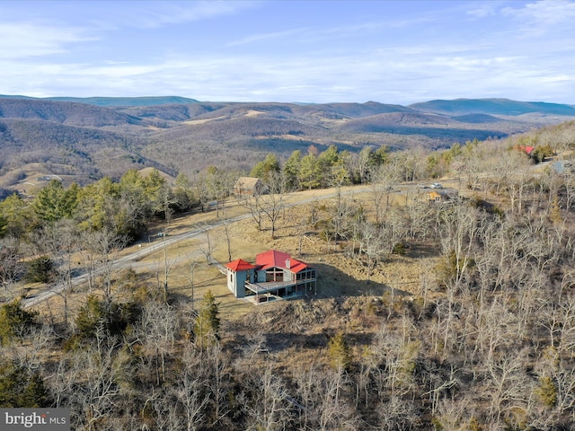 mountain view featuring a rural view