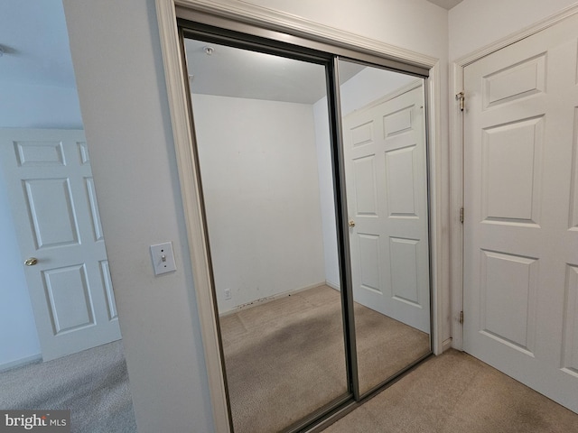 view of closet