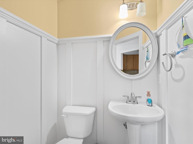 bathroom with toilet