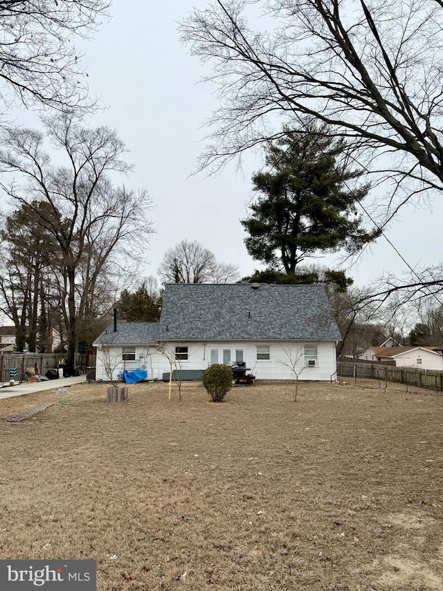 view of rear view of house