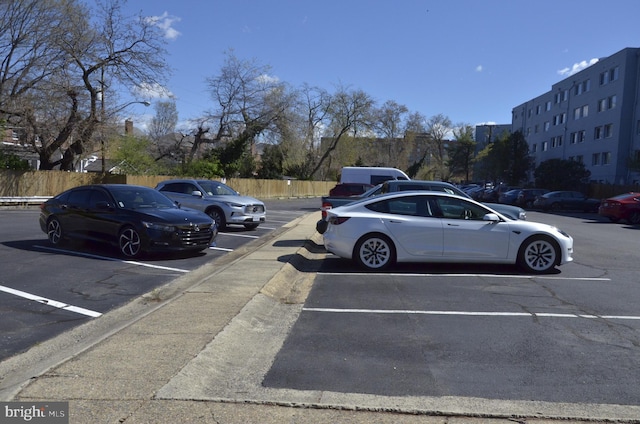 view of car parking