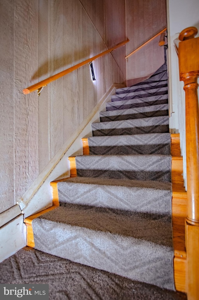 view of stairs