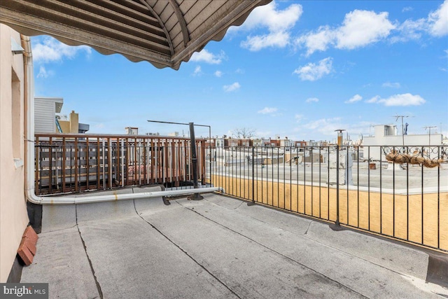 view of patio / terrace featuring a balcony