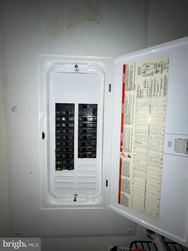 utility room featuring electric panel