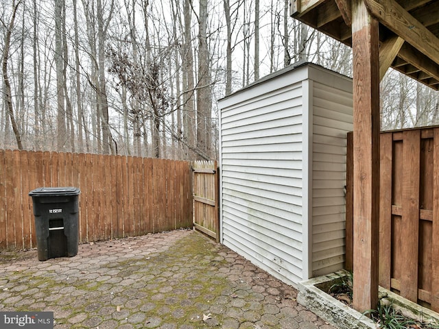 view of outbuilding