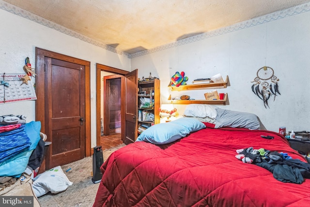 bedroom featuring carpet floors