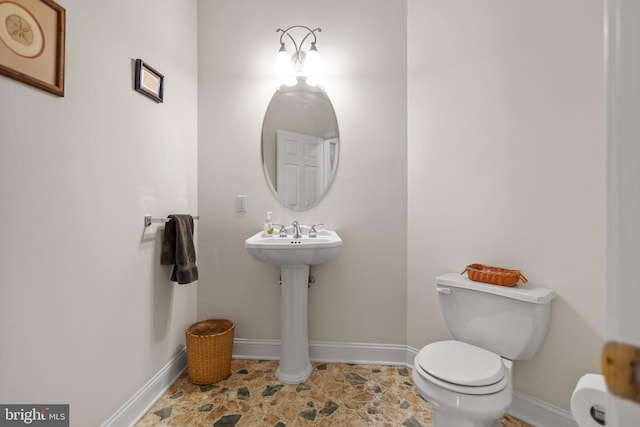 bathroom with toilet