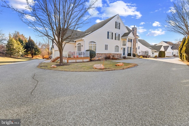 view of front of property