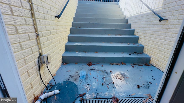 view of staircase