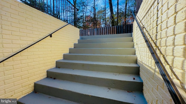 view of staircase