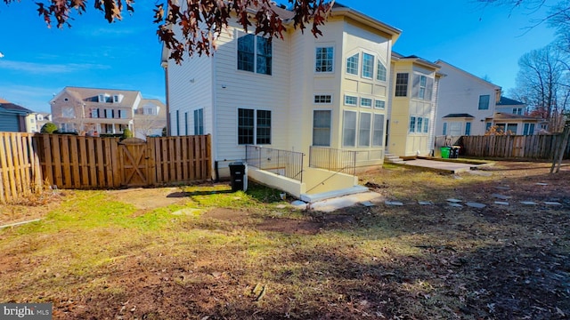 view of rear view of property