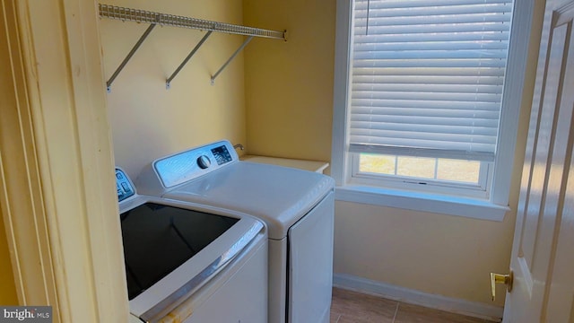 laundry room featuring washer and dryer