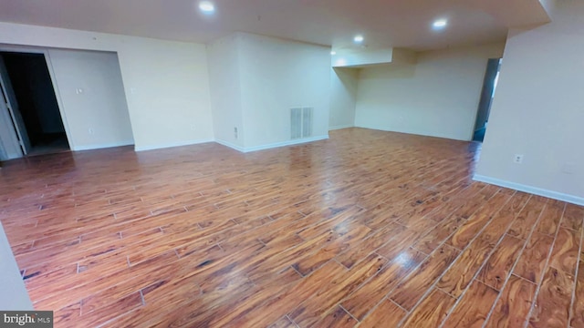 interior space featuring hardwood / wood-style flooring