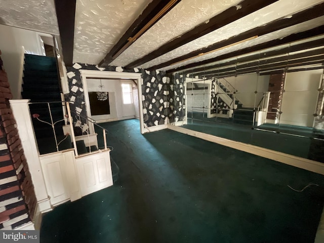 view of basement