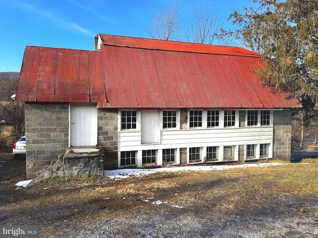 view of front of home