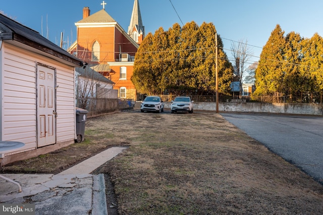 view of yard