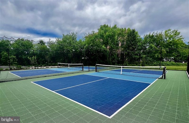 view of tennis court