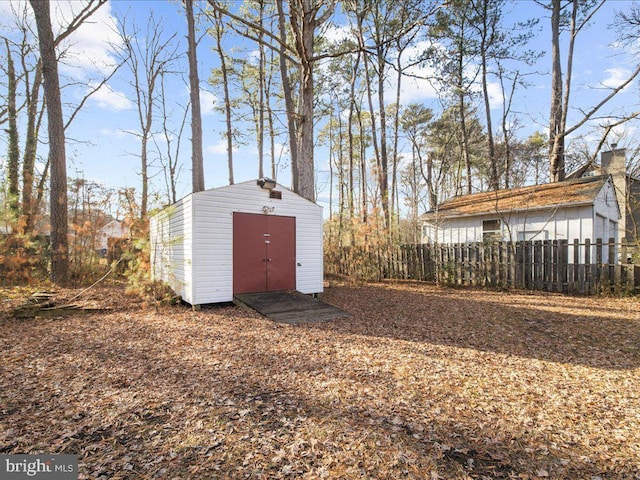 view of outbuilding