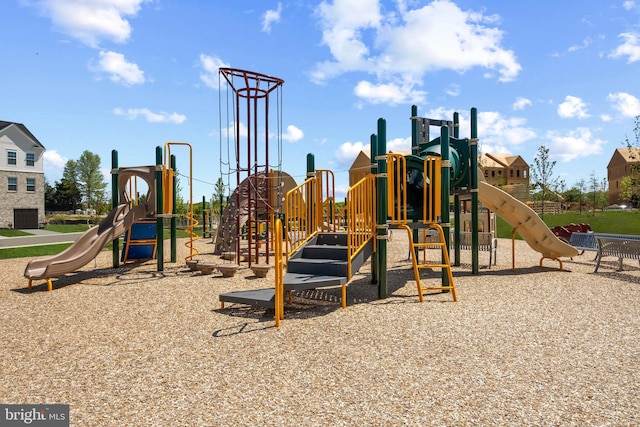 view of jungle gym